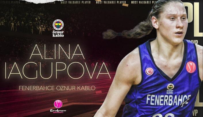 TBF'den Fenerbahçeli Iagupova'ya tebrik