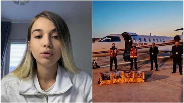 İsveç'teki Türk hastanın kızlarından 'teşekkür' mesajı