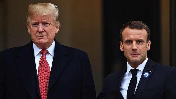 Trump ve Macron telefonda Corona virüsü görüştü