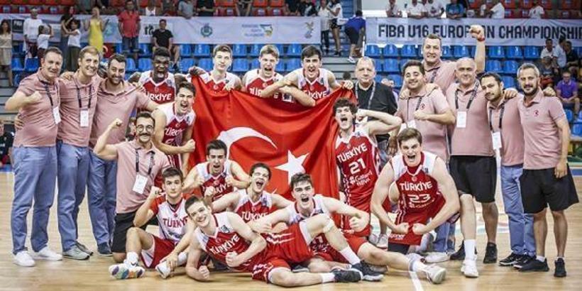 Türkiye, FIBA 16 Yaş Altı Erkekler Avrupa Şampiyonası'nda 5'inci oldu