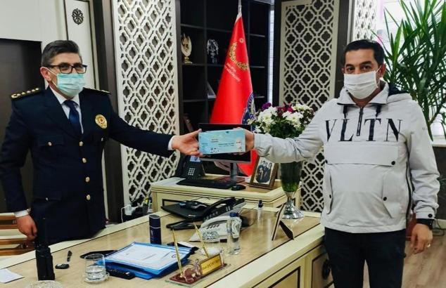 Yeşilyurt Belediyespor'dan polis ve savcılara maske