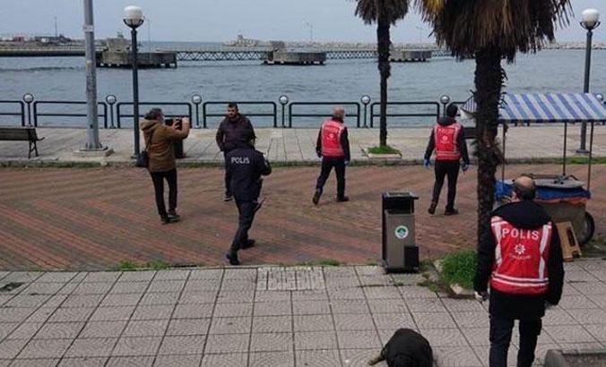 Zonguldak'ta 1,5 metre yasağına uymayan 23 kişiye 51 bin lira ceza