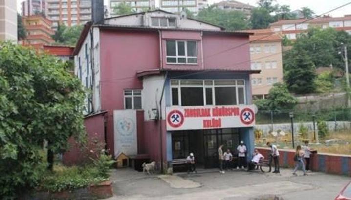 Zonguldak Kömürspor kulüp binasına korona virüs engeli