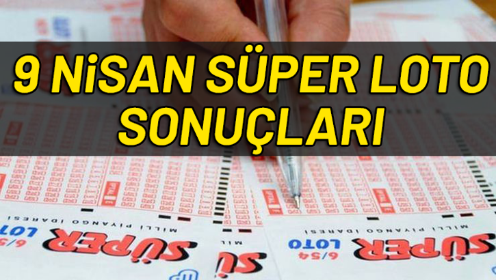 9 Nisan Süper Loto sonuçları belli oldu! İşte Süper Loto sonuçları