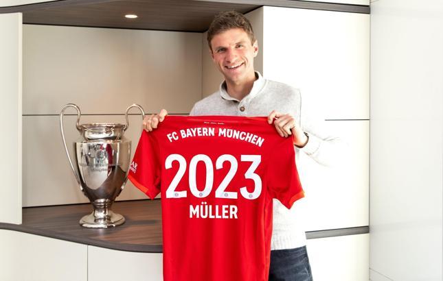 Thomas Müller 2023'e kadar Bayern Münih'te!