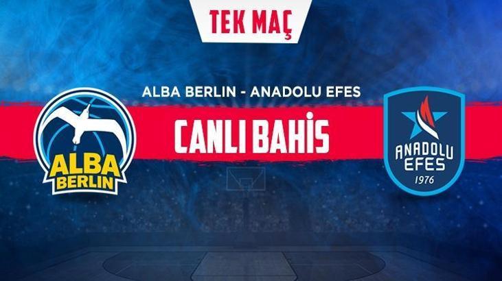 Alba Berlin-Anadolu Efes canlı bahis heyecanı Misli.com'da