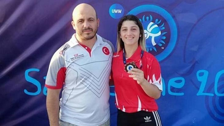 Tekirdağlı milli güreşçi dünya üçüncüsü