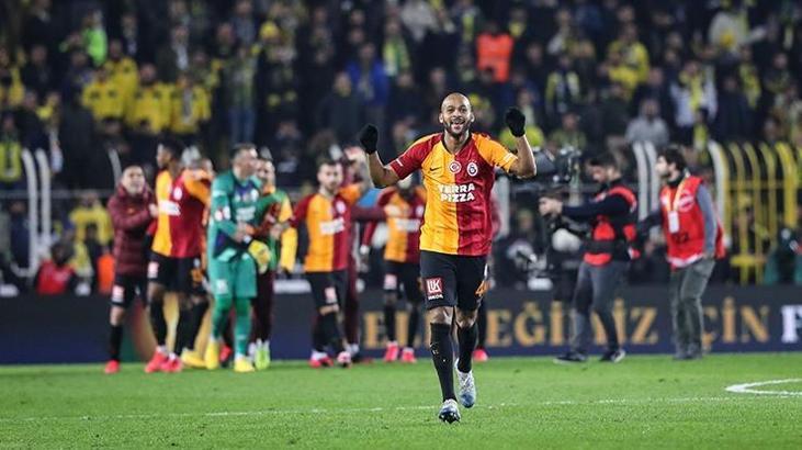 Galatasaraylı Marcao, derbi zaferini koluna kazıttı