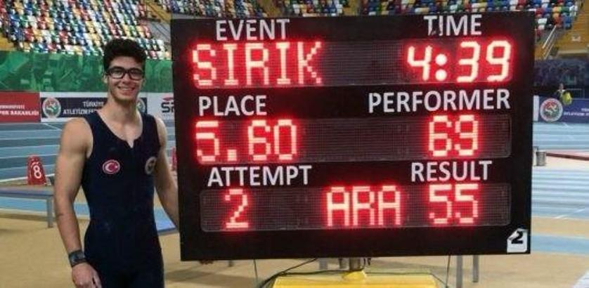 Milli atletler Özlem Becerek, Ersu Şaşma ve Tuğba Danışmaz'dan yeni rekor
