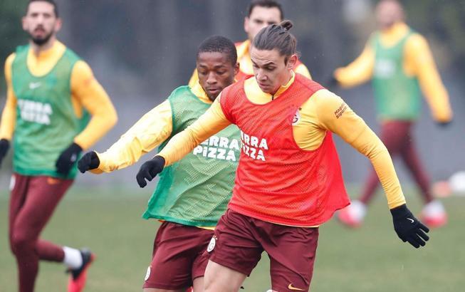 Galatasaray Fenerbahçe hazırlıklarını Mario Lemina'sız sürdürdü