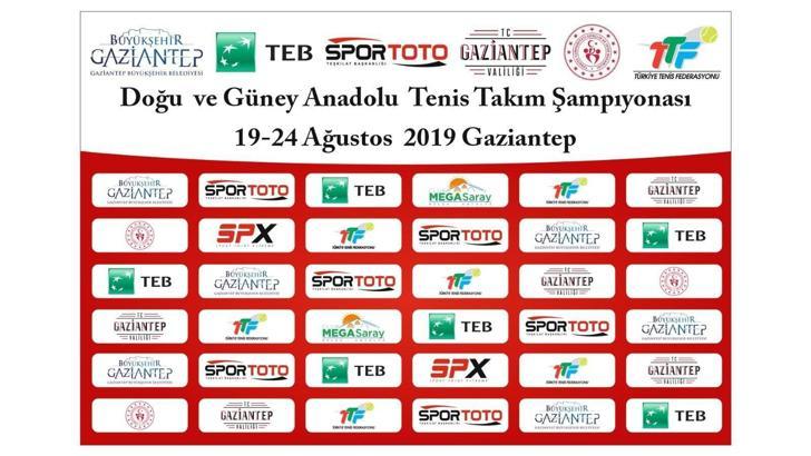 Teniste Doğu Ligi heyecanı Gaziantep'te yaşanacak