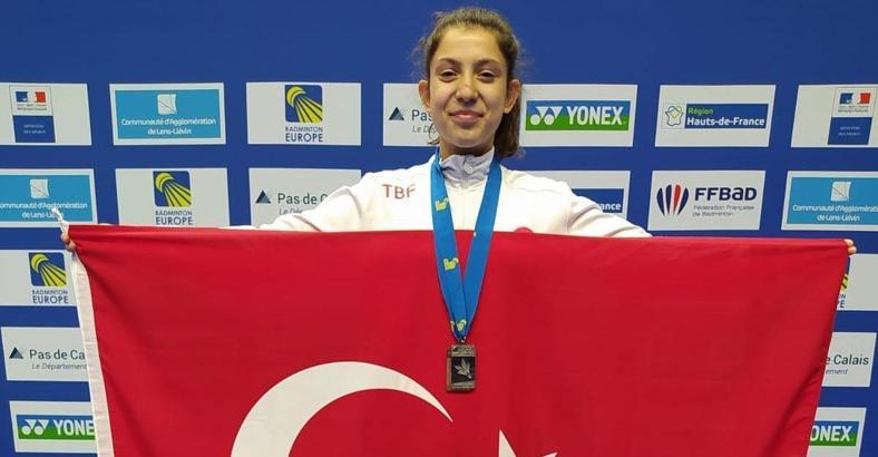 Ravza Bodur badmintonda Avrupa ikincisi