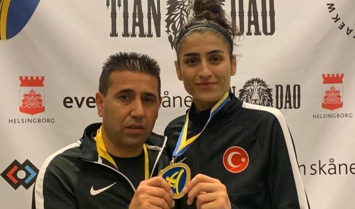 Hatice Kübra İlgün'den İsveç'te altın madalya