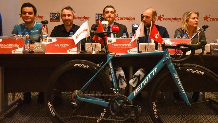 Tour Of Antalya'nın destekçisi Corendon Airlines, Bike Aid'e de sponsor oldu