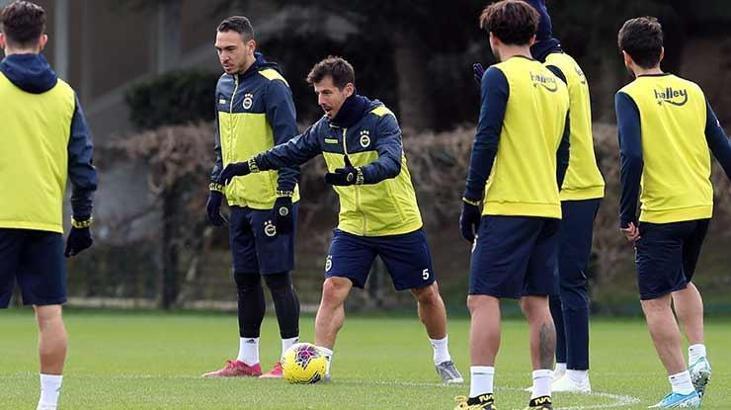 Fenerbahçe'nin son çalışmasında Emre Belözoğlu sürprizi