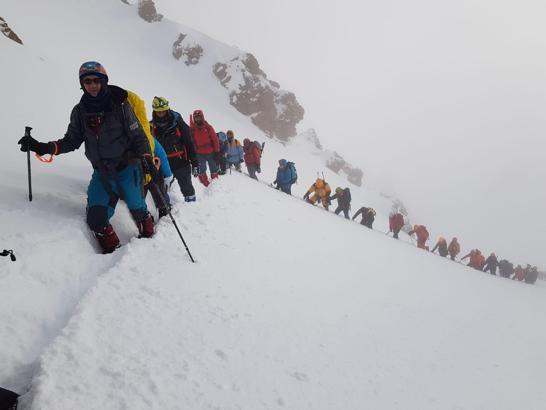 Hacılar Erciyes 10. Uluslararası Zirve Tırmanışı tamamlandı