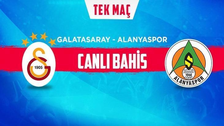 Galatasaray - Alanyaspor iddaa oranları! Heyecan misli.com'da