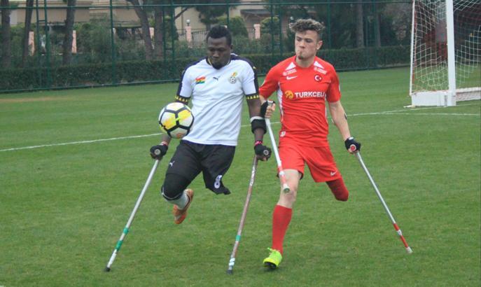 Ampute Futbol Milli Takımı, hazırlık maçında Gana'yı yendi