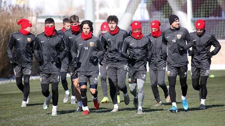 Kayserispor, Denizlispor maçının hazırlıklarına başladı