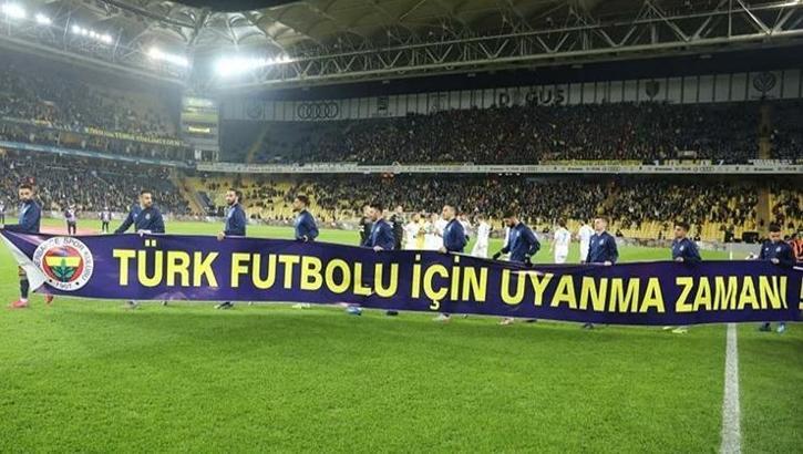 Fenerbahçe'nin açtığı pankarta ceza geliyor!