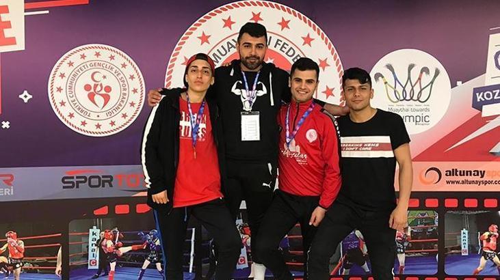 Turgutlulu sporcu Muaythai'de Türkiye şampiyonu oldu