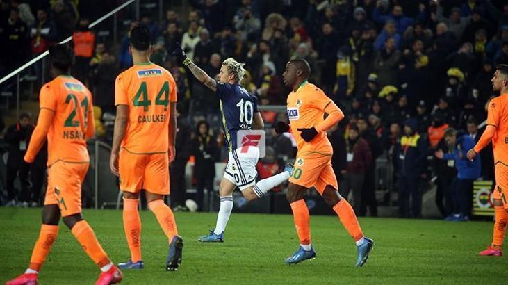 Fenerbahçe - Alanyaspor maç özeti 1 - 1