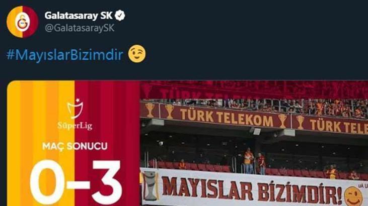 Maç sonu paylaşım: Mayıslar bizimdir!