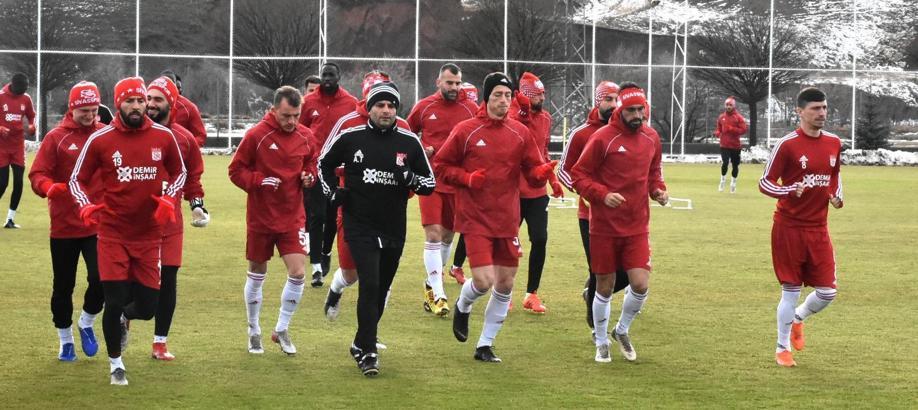 Sivasspor, Antalyaspor maçı maçı hazırlıklarını sürdürdü