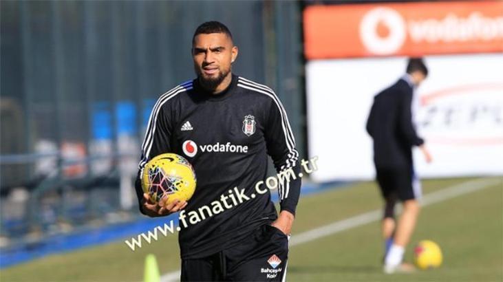 Boateng Beşiktaş'ta takımla ilk çalışmasına çıktı