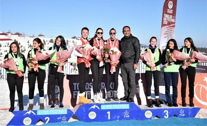 Kar Voleybolu Türkiye Şampiyonası sona erdi