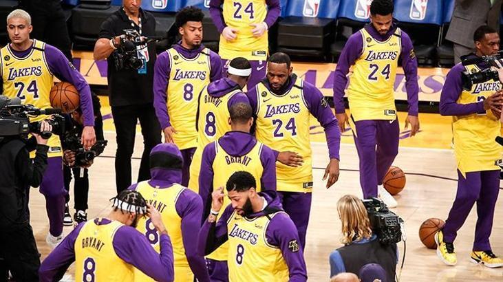 Kobe Bryant'ın ölümünün ardından ilk maçta Lakers kaybetti