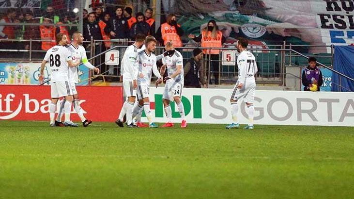 Çaykur Rizespor-Beşiktaş maç sonucu: 1-2