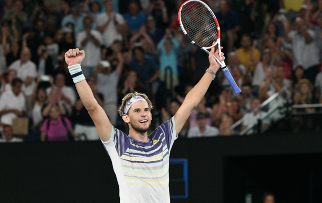 Dominic Thiem, Avustralya Açık'ta ilk kez finale çıktı