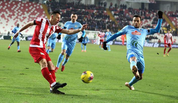 Sivasspor - Çaykur Rizespor maç sonucu: 1 - 1