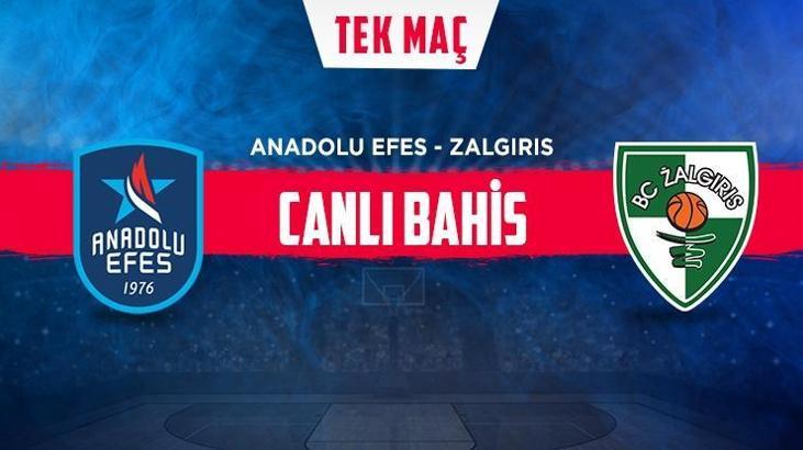 Anadolu Efes - Zalgiris maçı iddaa oranları! Heyecan misli.com'da
