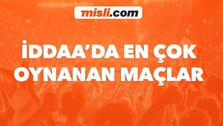 Misli.com'da Günün En Çok Oynanan Maçları