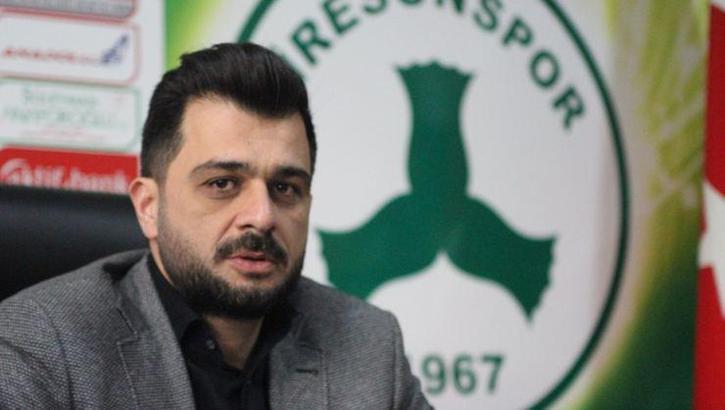 Giresunspor başkanı Sacit Ali Eren'den galibiyet açıklaması