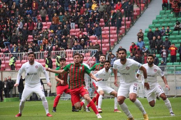 Amed Sportif-Zonguldak Kömürspor maç sonucu: 0-0