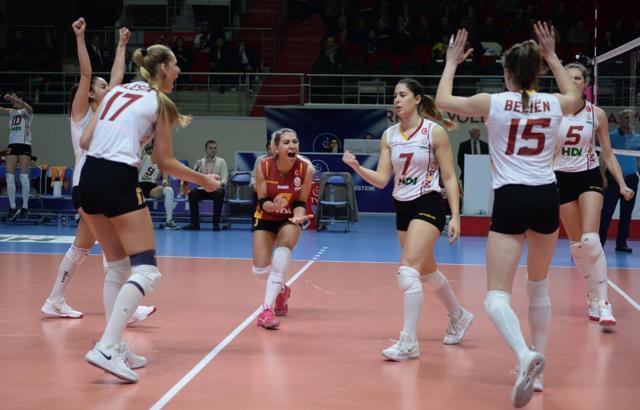 Galatasaray HDI Sigorta-Nilüfer Belediyespor maç sonucu: 3-0