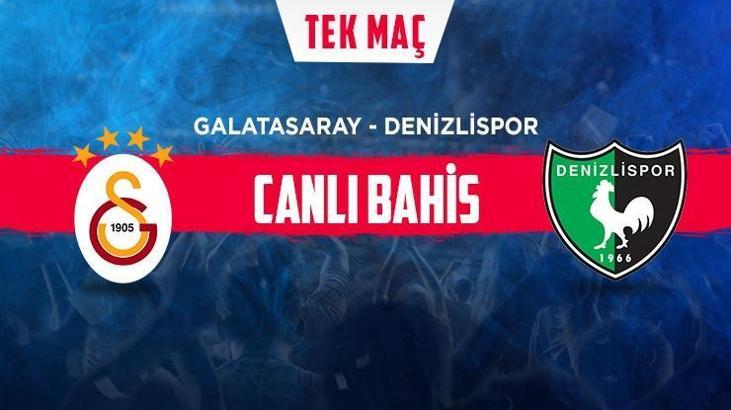 Galatasaray – Denizlispor maçı iddaa oranları! Heyecan misli.com'da