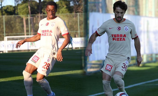 Galatasaray'da Jesse ve Saracchi, Denizlispor maçında sahada