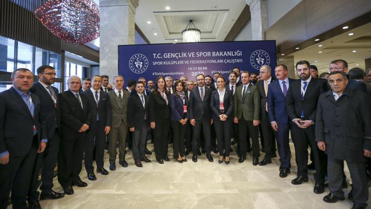 Spor Kulüpleri ve Federasyonları Çalıştayı'nda 3. gün geride kaldı