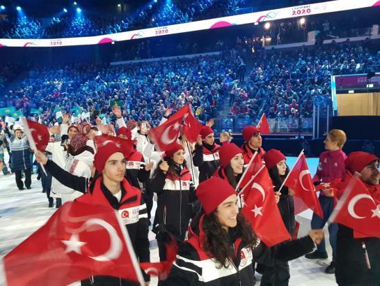 3. Kış Gençlik Olimpiyat Oyunları'nın açılış töreni yapıldı