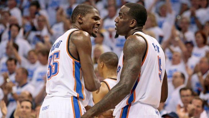 Kevin Durant ve Kendrick Perkins fena kapıştı