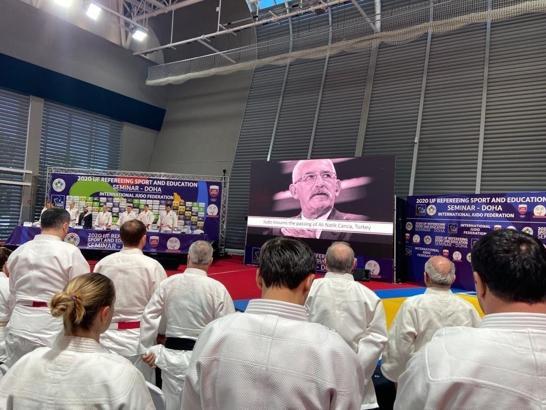 Uluslararası Judo Federasyonu'ndan Ali Natık Canca için saygı duruşu
