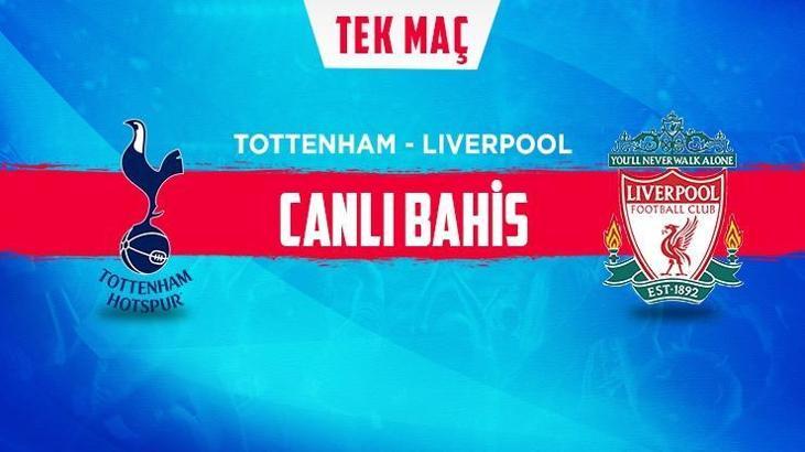 Tottenham - Liverpool maçı iddaa oranları! Heyecan misli.com'da