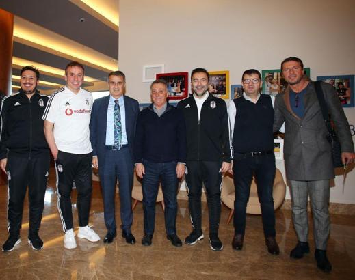 Şenol Güneş'ten Beşiktaş kampına ziyaret