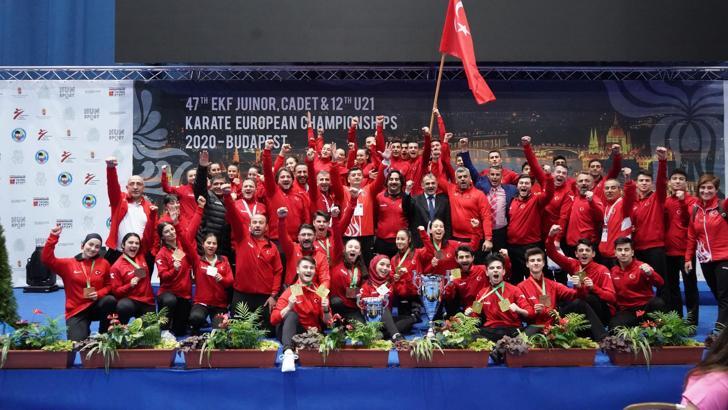 Milli karateciler Macaristan'da tarih yazdı