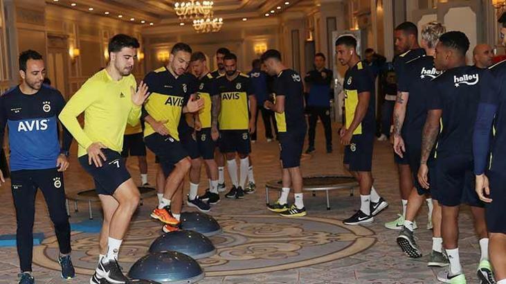 Fenerbahçe salonda çalıştı