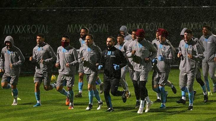 Trabzonspor'da neşeli idman